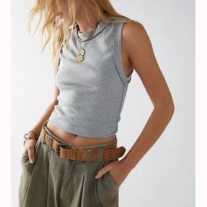 Free People Kate Tee Heather Grey